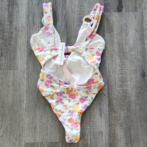 New!For Love and Lemons Cydney  One‎ Piece Swimsuit - Picture 7 of 15